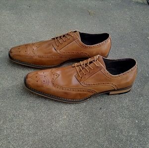 Stacy Adams brogued wingtip Oxford mens 14M